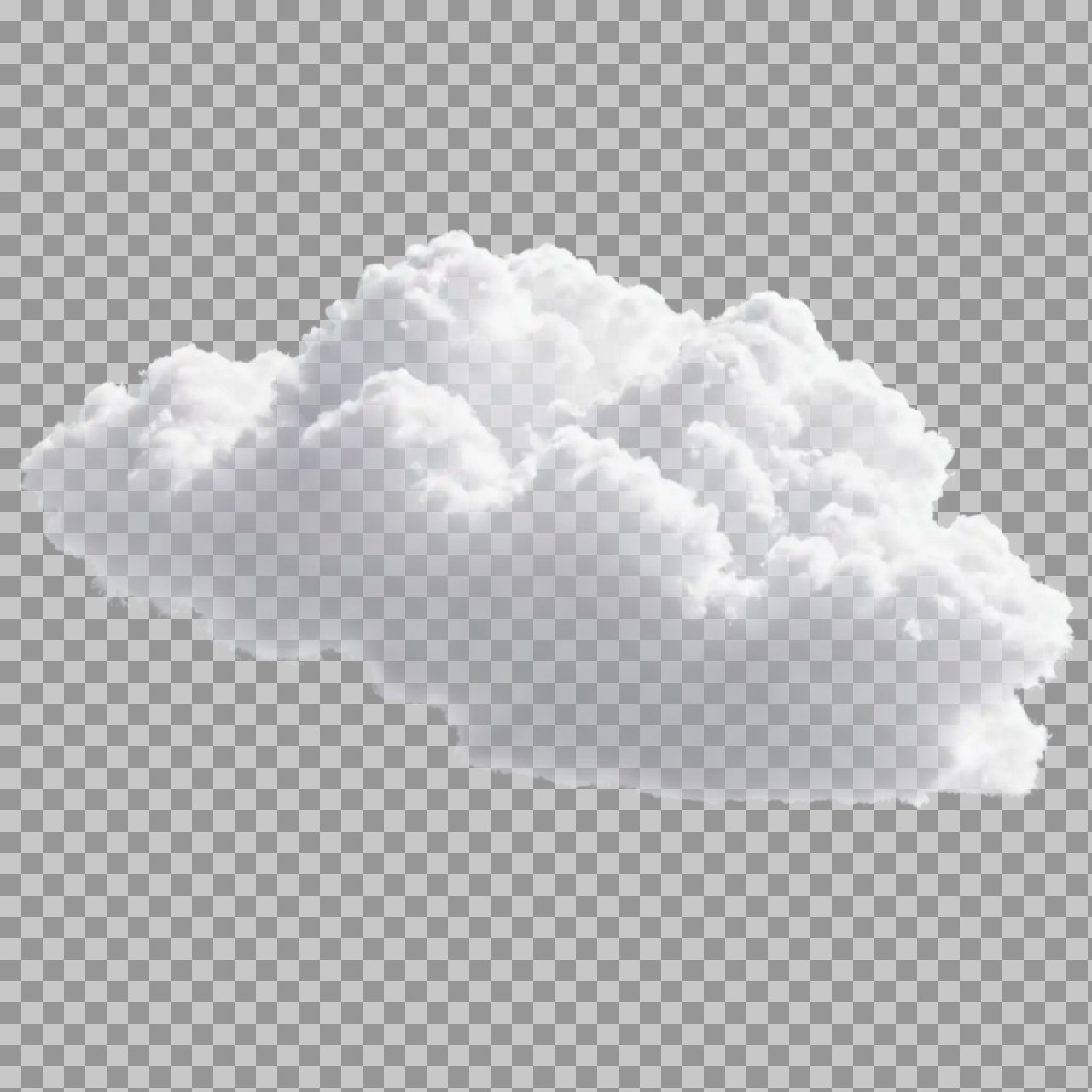 White Fluffy Cloud PNG Transparent Background – High Resolution Cloud Image...