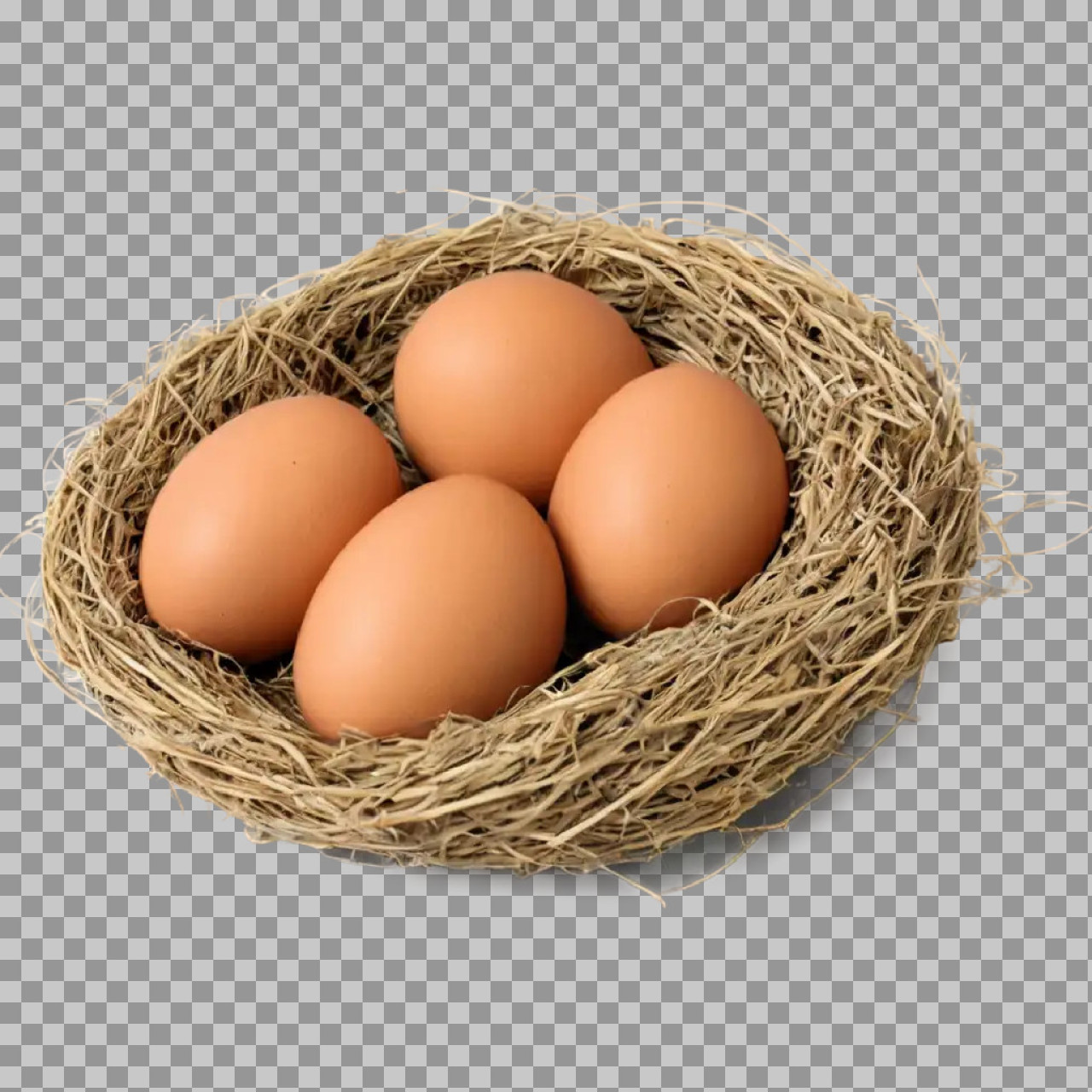 Brown Eggs in Nest PNG – Fresh Farm Eggs Image...