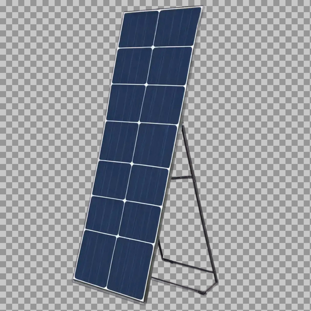 Portable Solar Panel PNG – Renewable Energy Panel with Stand...