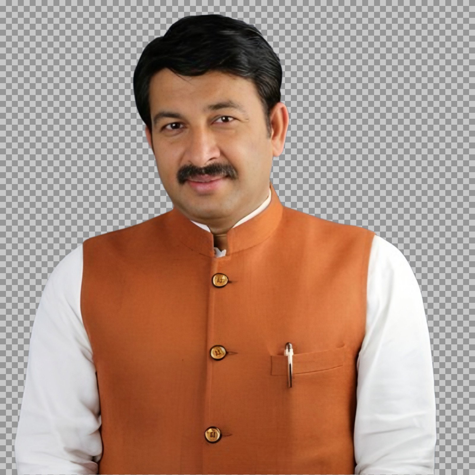Actor Manoj Tiwari PNG transparent image