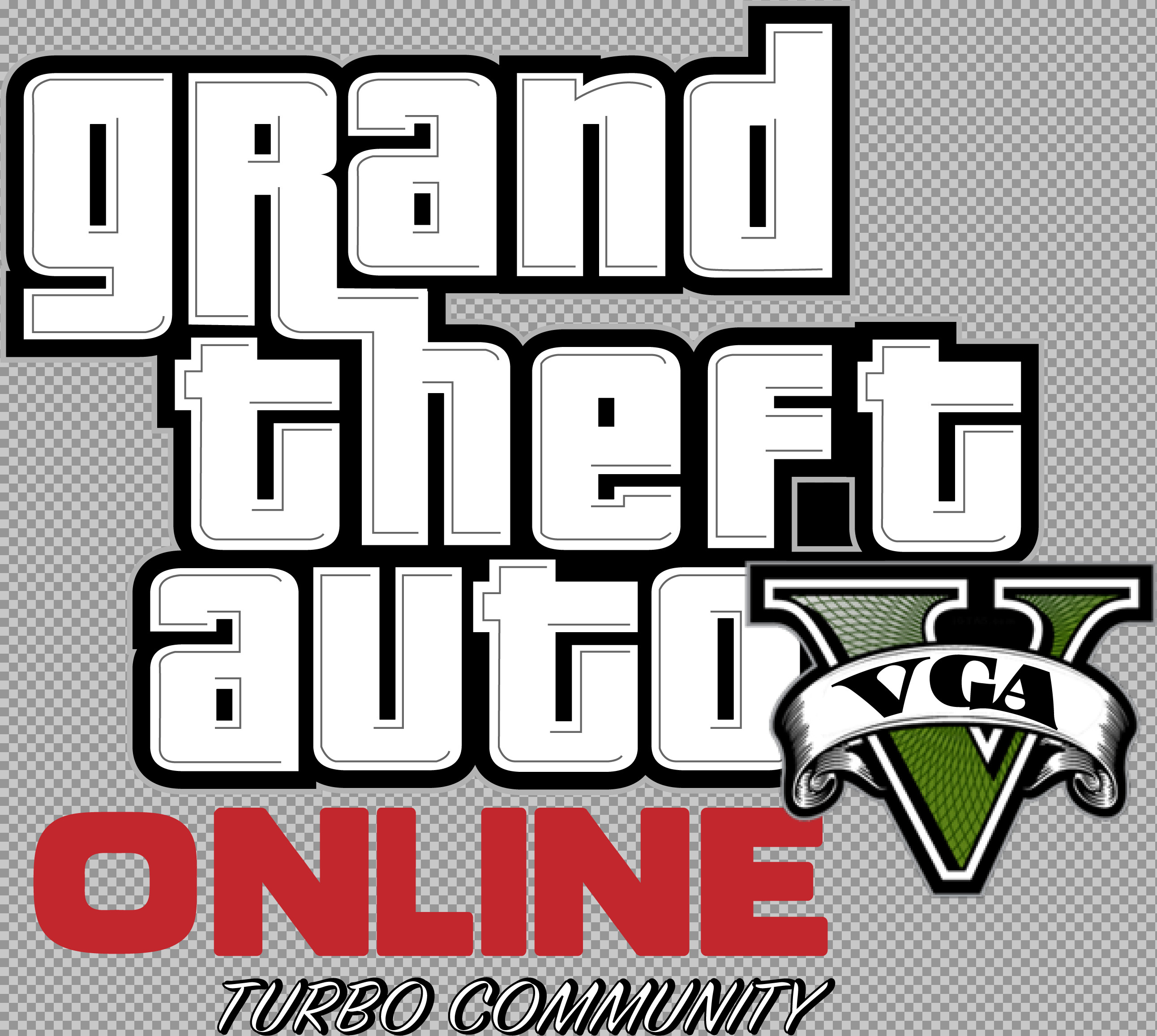 GTA V Online Turbo Community Logo PNG | Custom GTA Logo