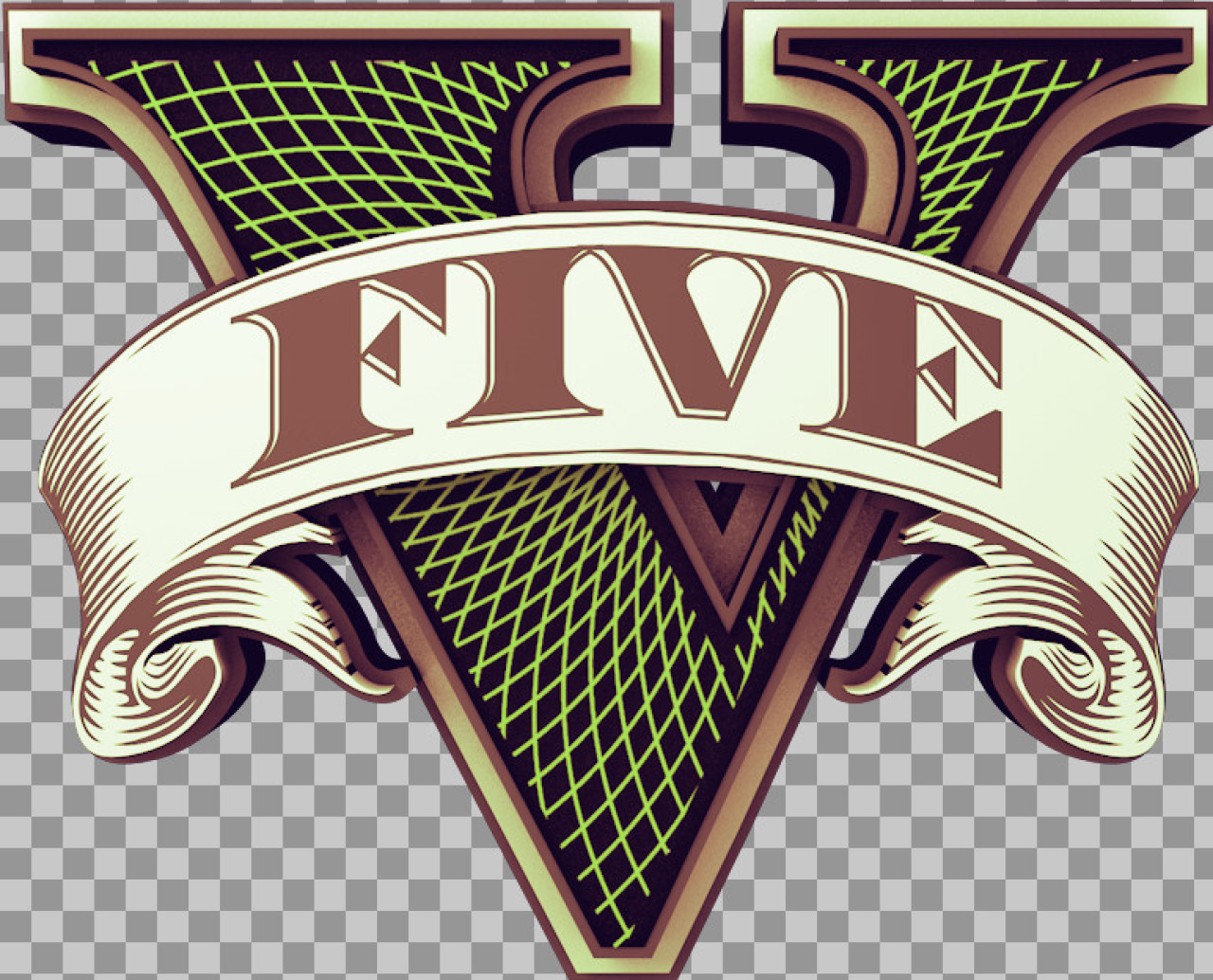GTA V Logo PNG | Grand Theft Auto Five Emblem