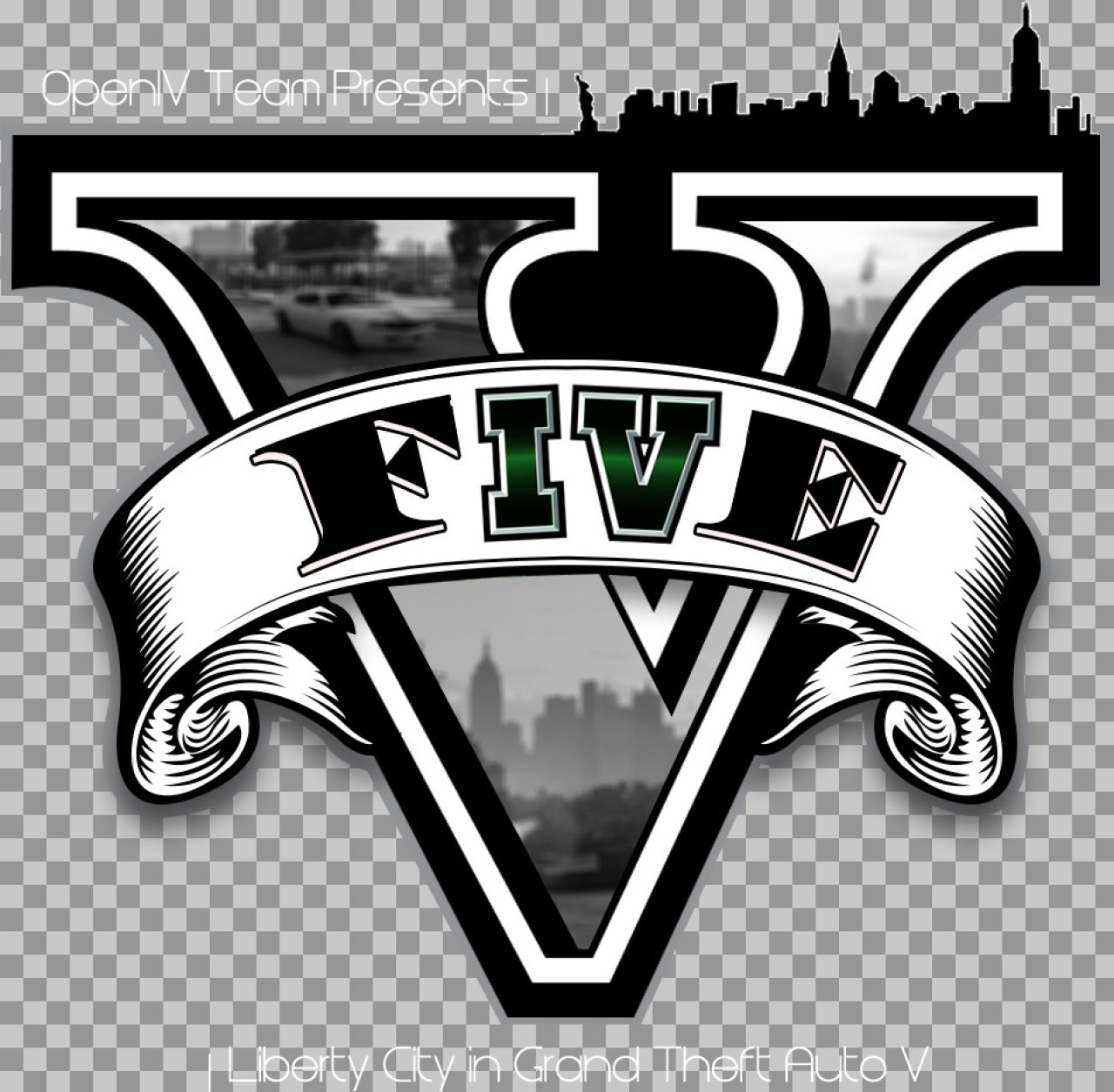 OpenIV Liberty City in GTA V Mod Logo PNG | GTA Modding