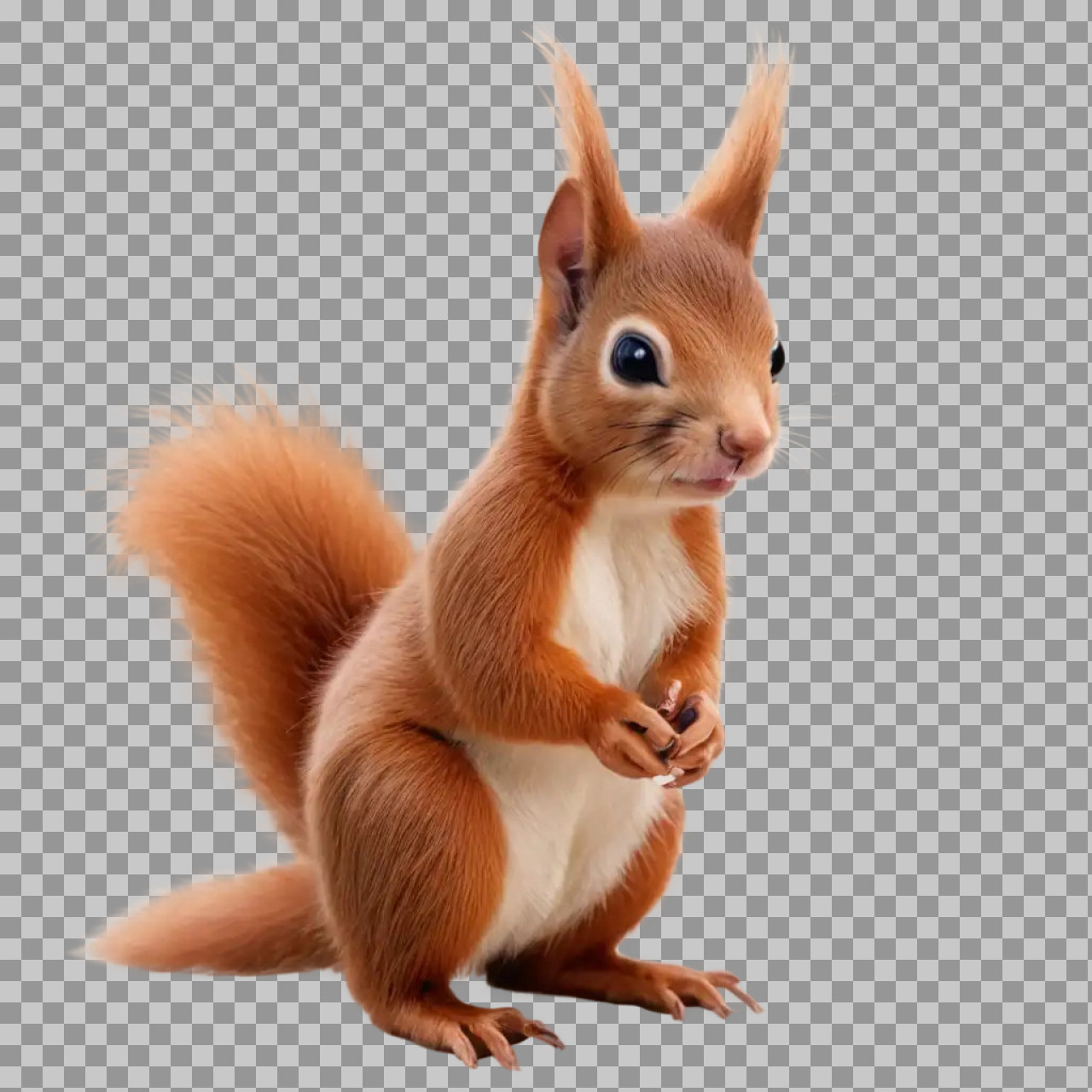 Red Squirrel PNG Image | Cute Wildlife Photo on transpernt Background