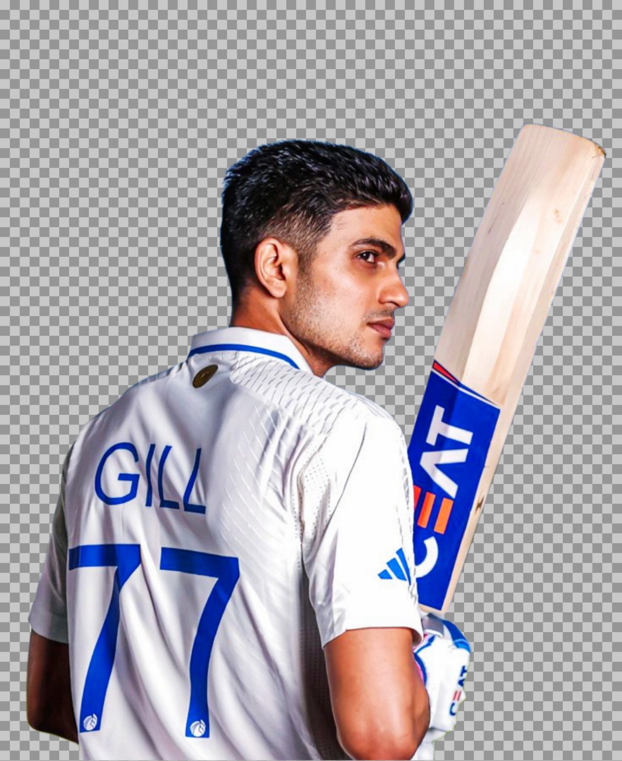 Indian cricketer Shubham Gill high quality PNG transparent image download