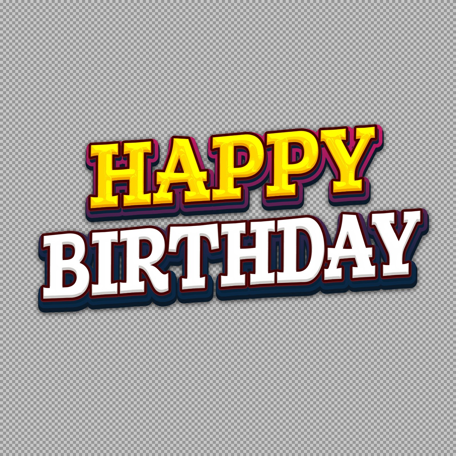 Happy birthday editing Happy Birthday PNG text