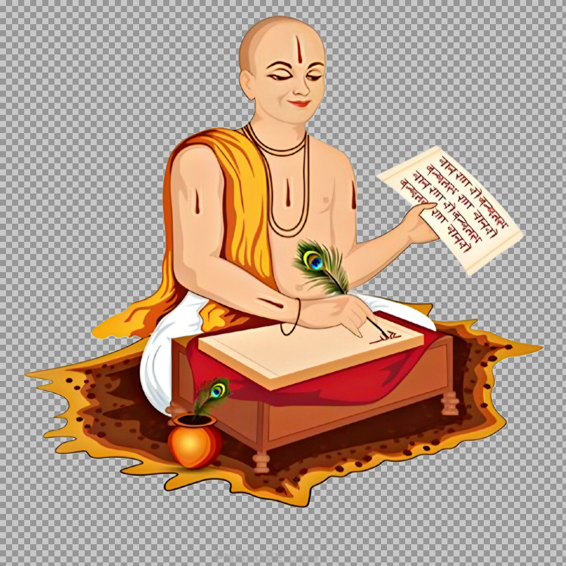 Sant Goswami Tulsidas PNG Photo | Ram Bhakt Icon...