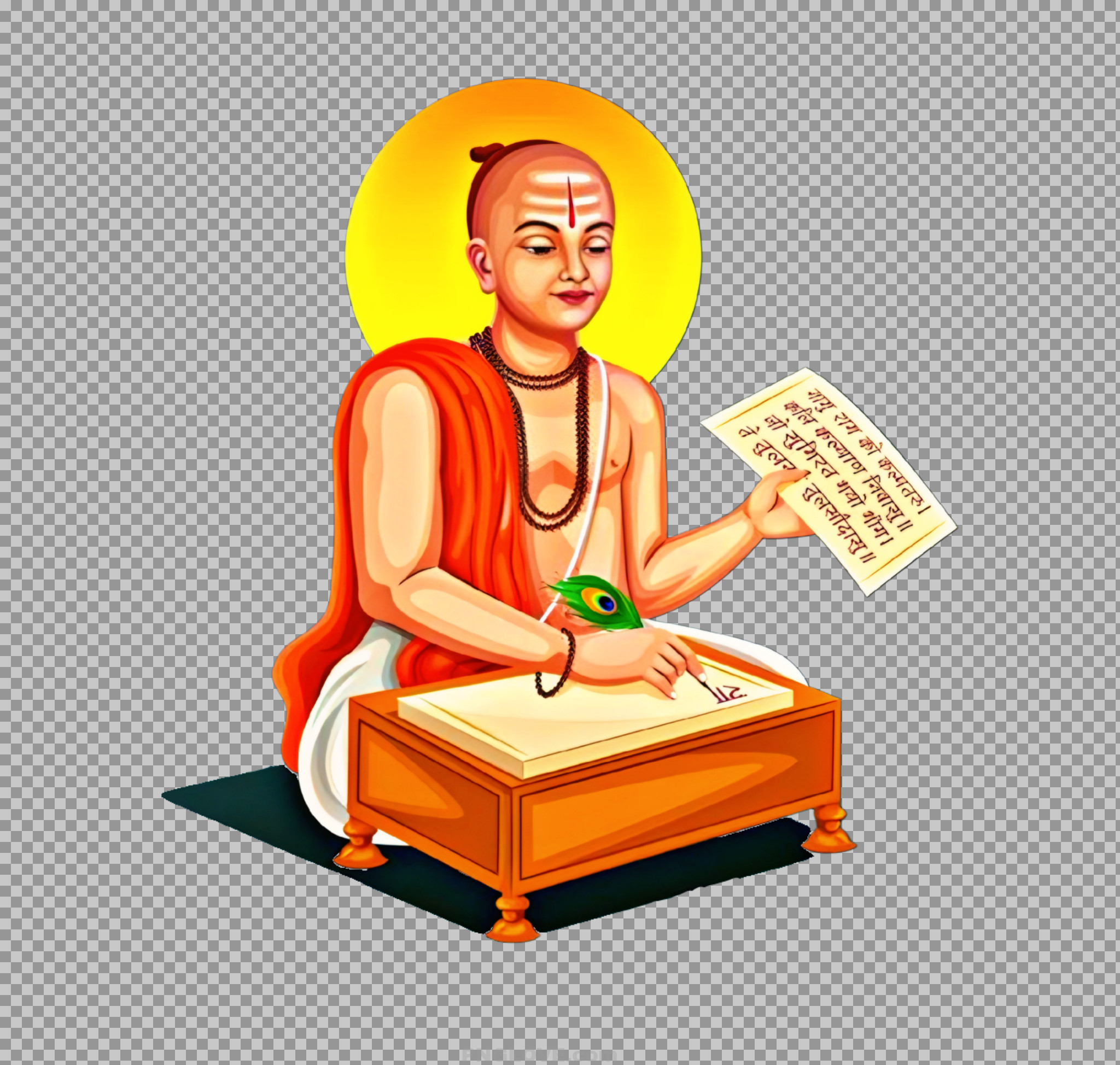 High-Quality Goswami Tulsidas PNG | Free Download...