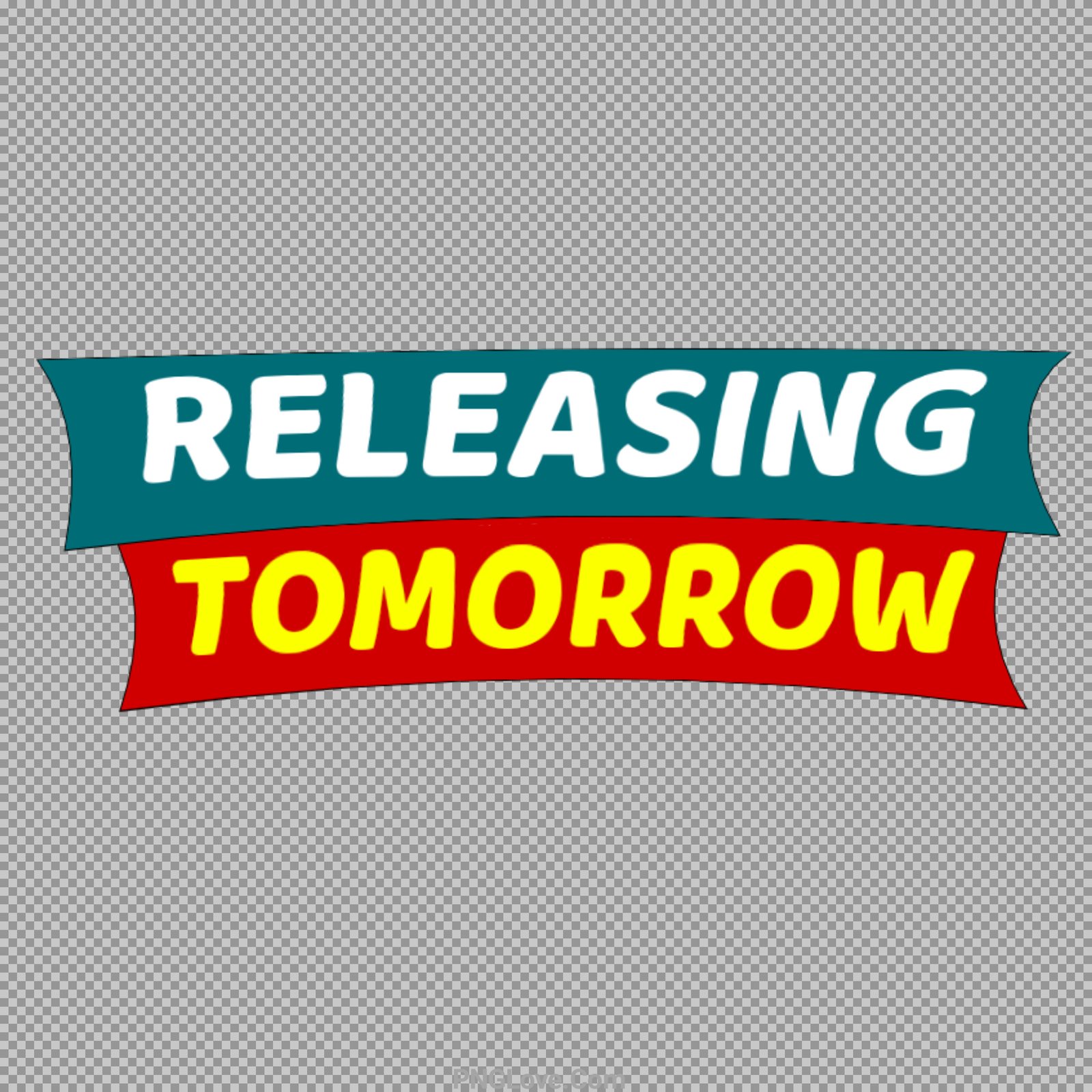 Release tomorrow sticker PNG image...
