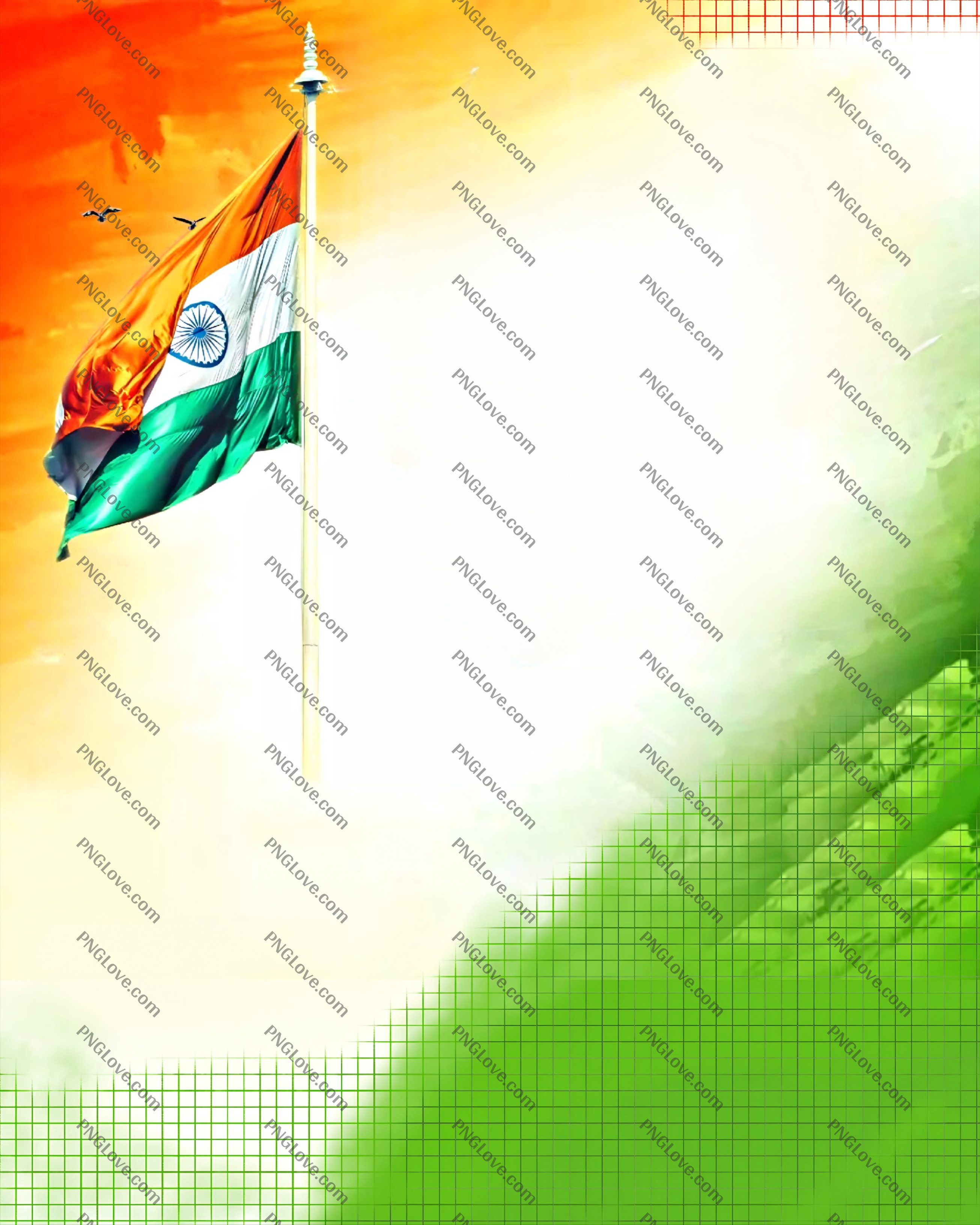 Free Indian Flag Tiranga Background HD Download for Editing...