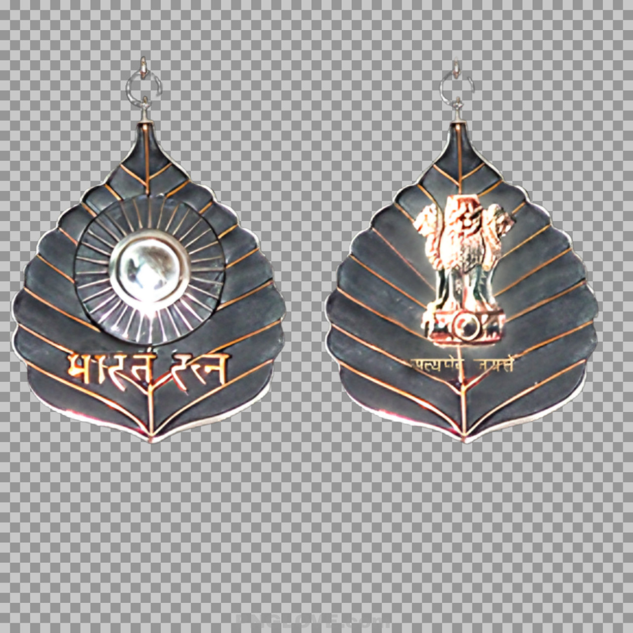 Bharat Ratna Award Medal PNG with Transparent Background...