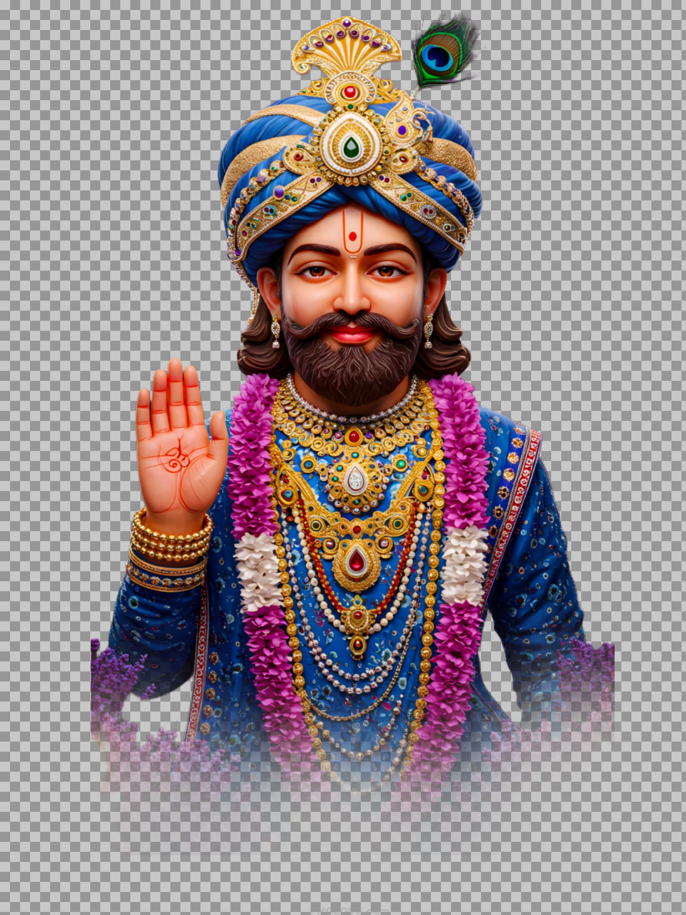 Khatu Shyam Ji PNG | Shree Shyam Baba Transparent Divine Image...