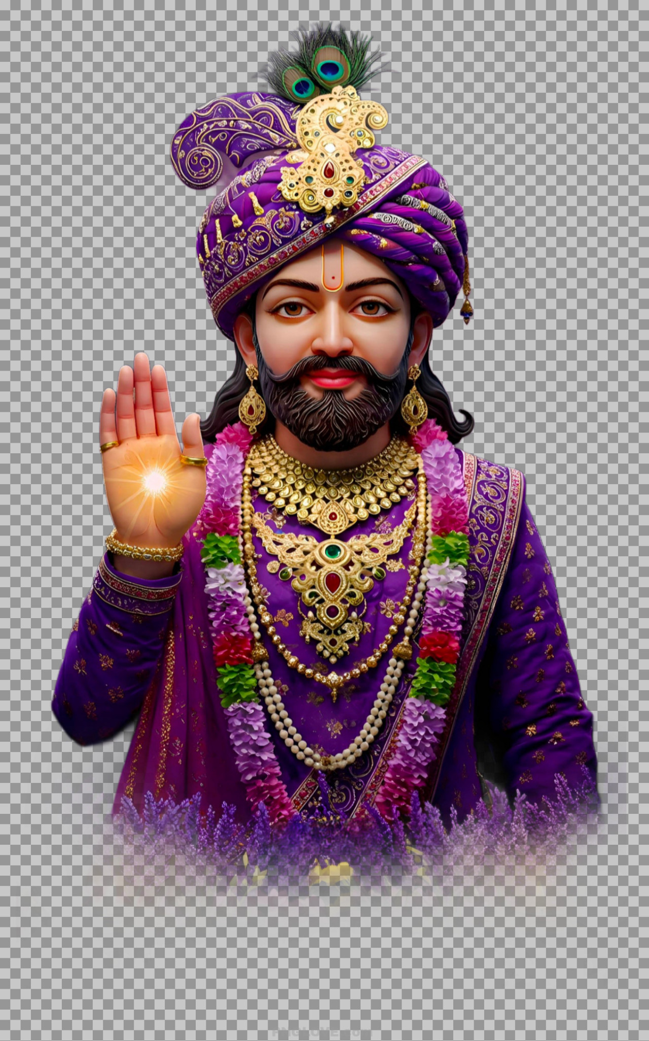 Khatu Shyam baba Transparent PNG image...