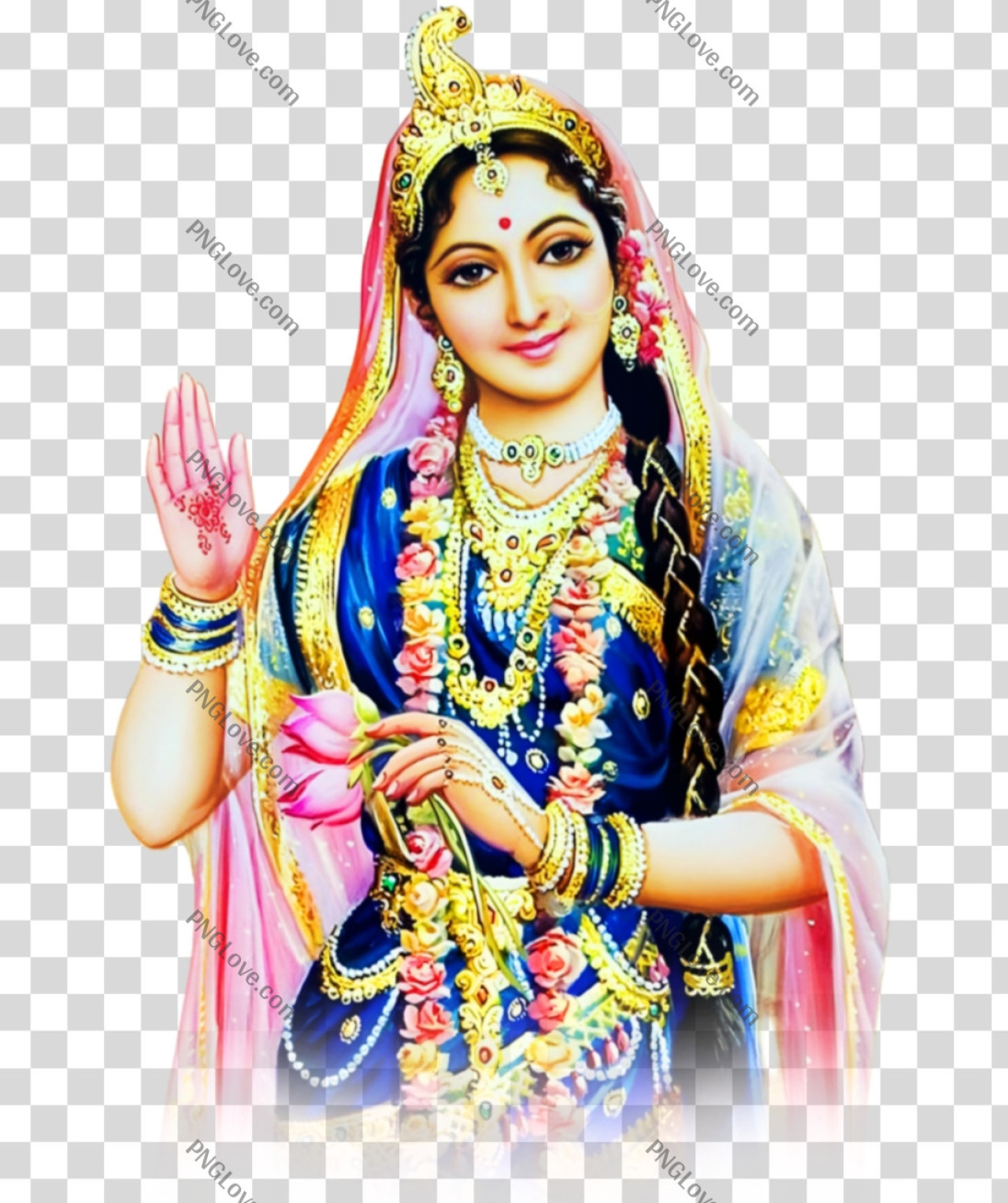 Beautiful Radha Rani PNG Image | HD Transparent Download...