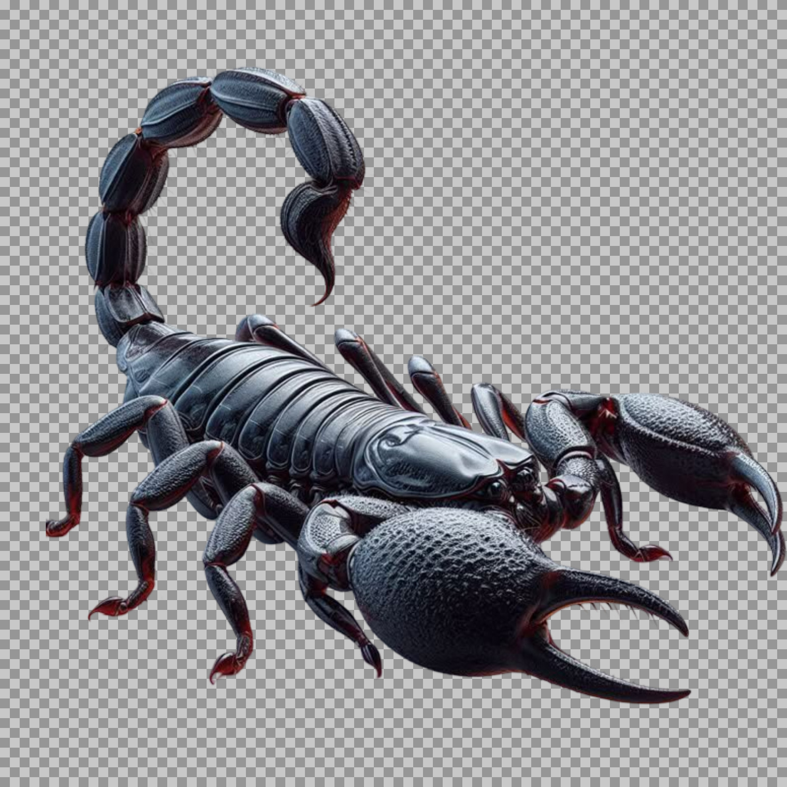 Menacing Scorpion PNG with Transparent Image