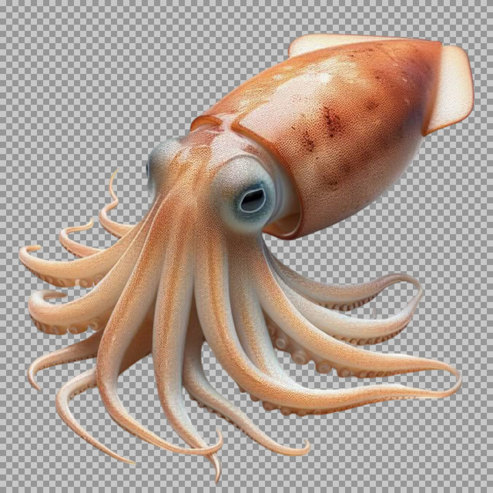 Realistic Squid PNG | Transparent Background Illustration...