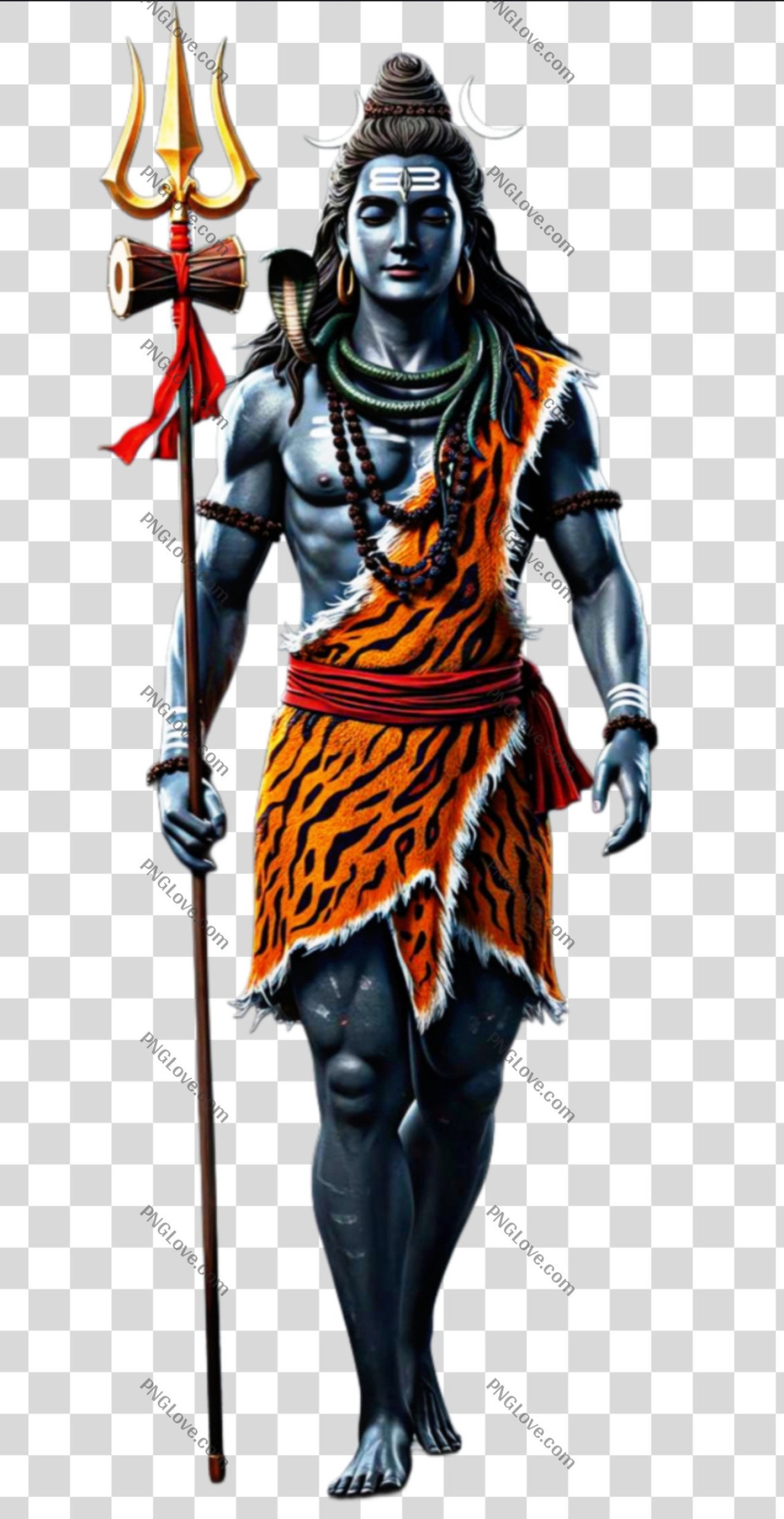 Lord shiva standing PNG images download