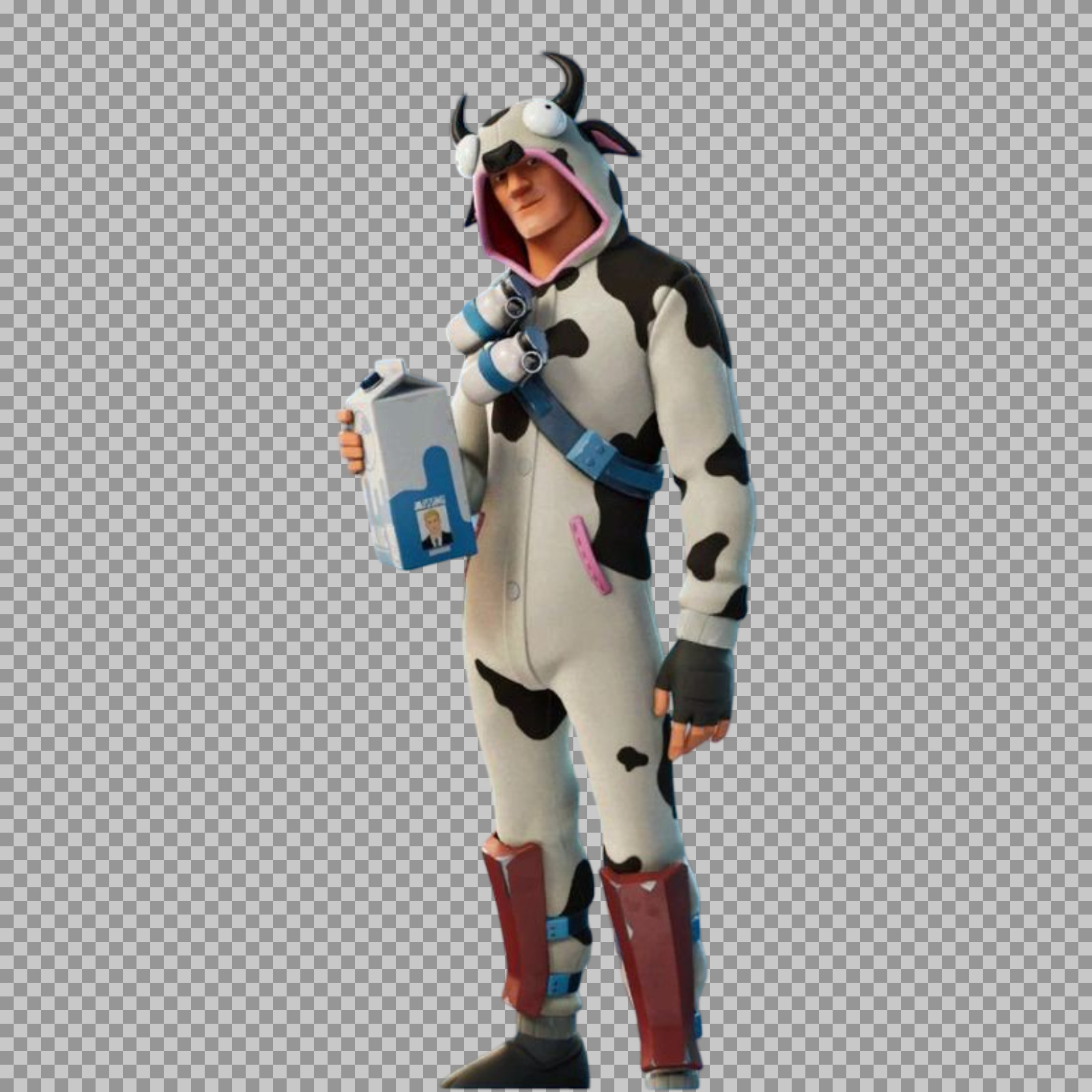 Fortnite Guernsey (Cow Skin) PNG | Transparent Download...
