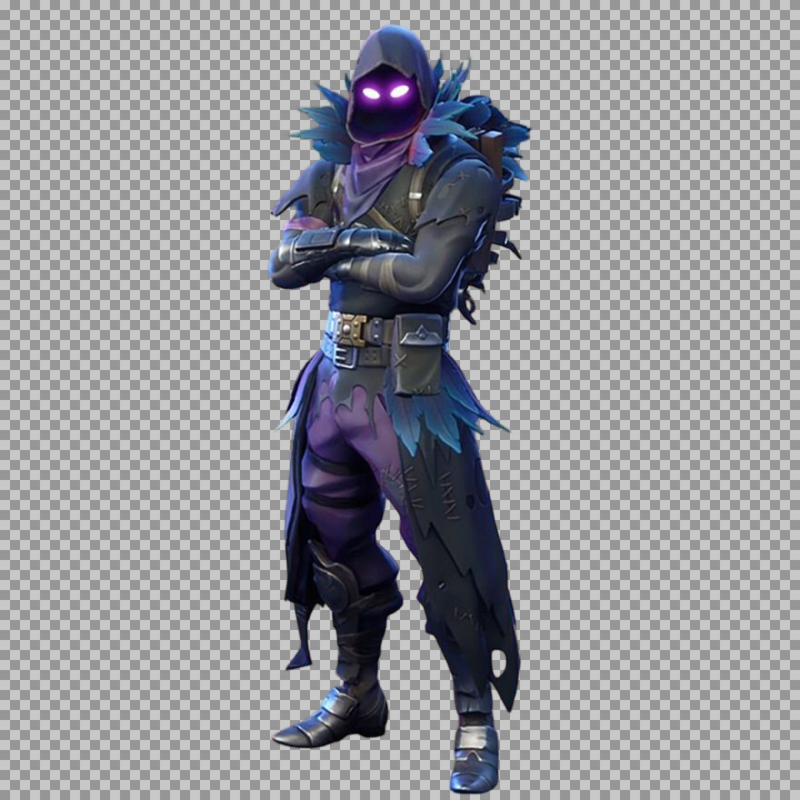 Fortnite Raven Skin PNG | Legendary Outfit Transparent Download
