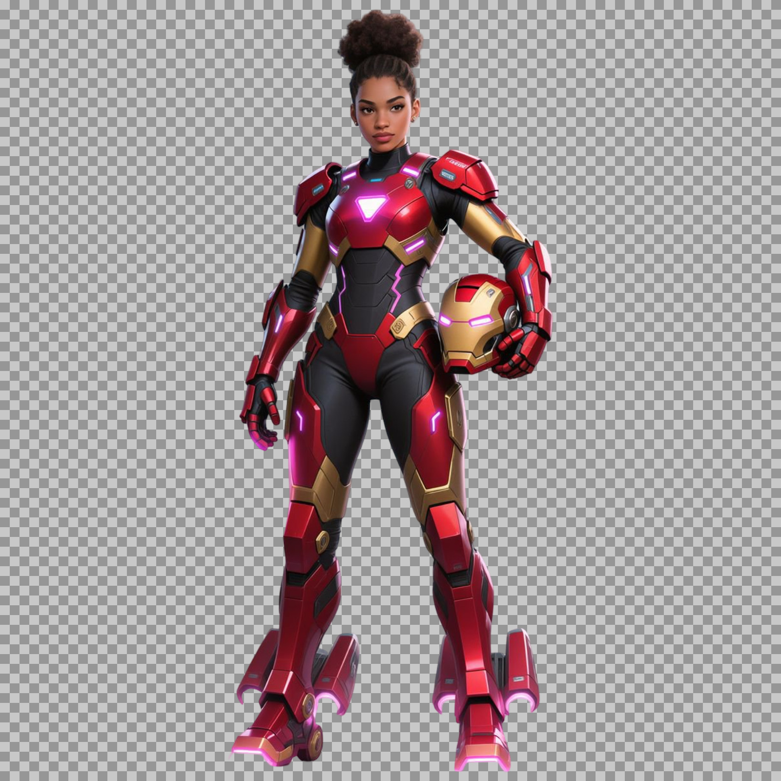 Ironheart (Riri Williams) PNG | Marvel Superhero Transparent Download