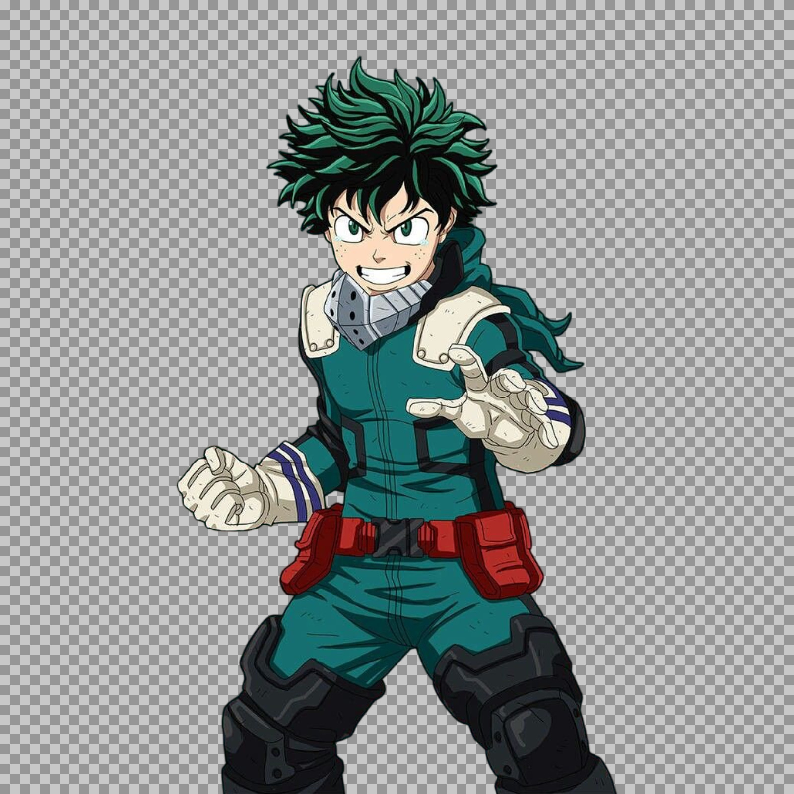 Deku Battle Stance PNG | My Hero Academia Transparent Character png images download