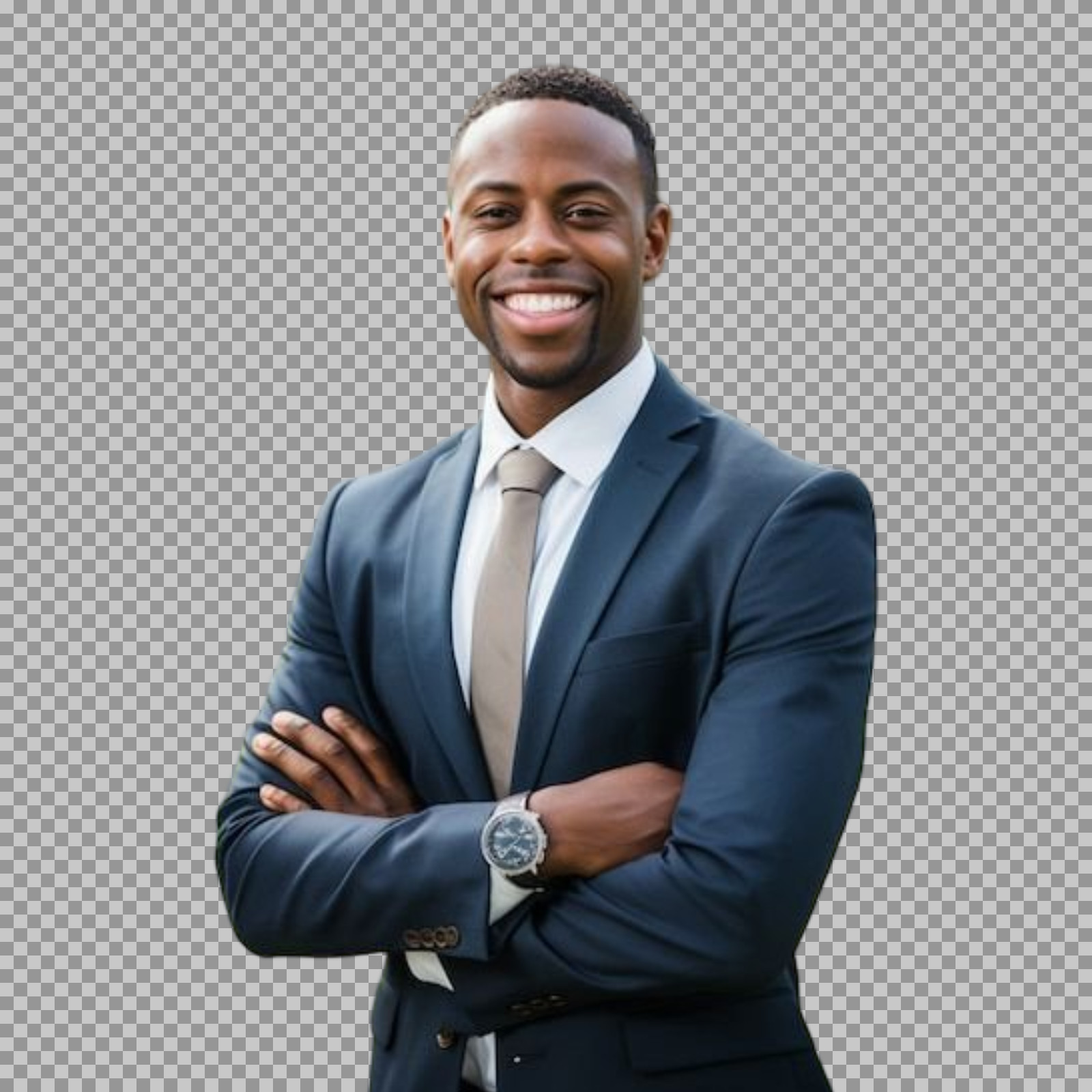 Smiling Young Professional Black Businessman png transpernt images