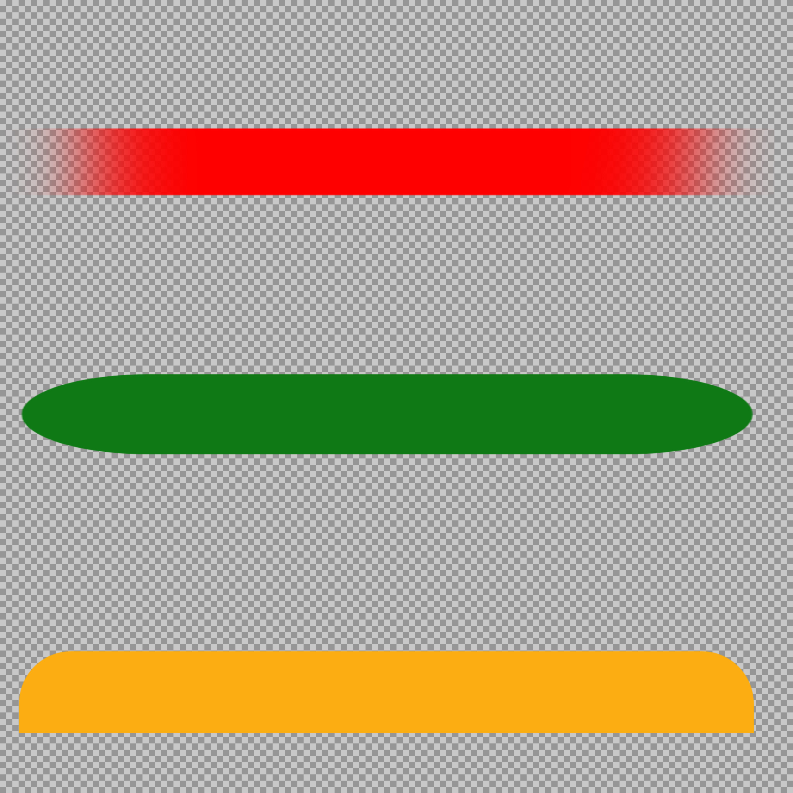 Free Colorful Bar Shapes PNG | Set of Web Dividers & Buttons