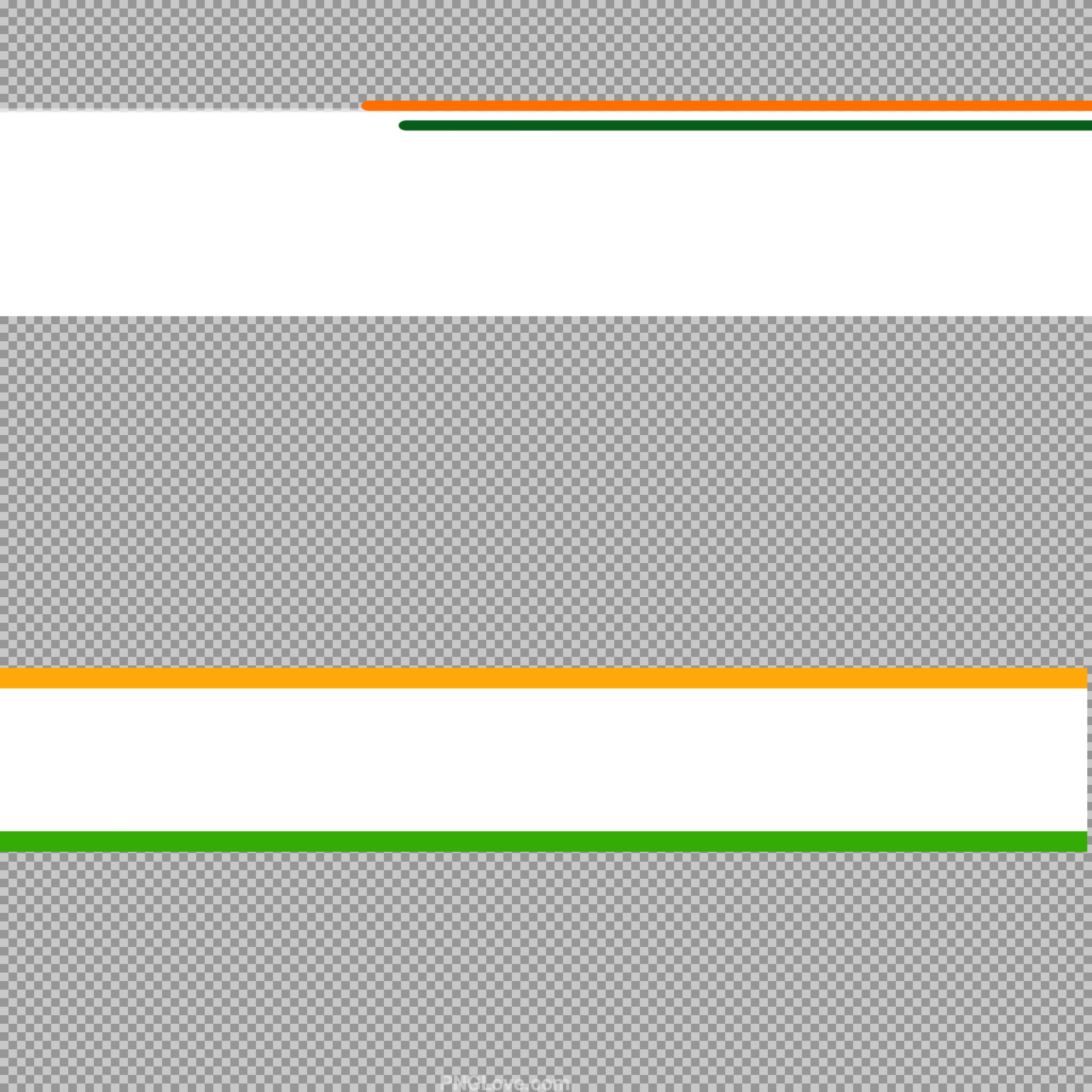Free Indian Flag Border PNG | Tricolor Frame shape PNG image