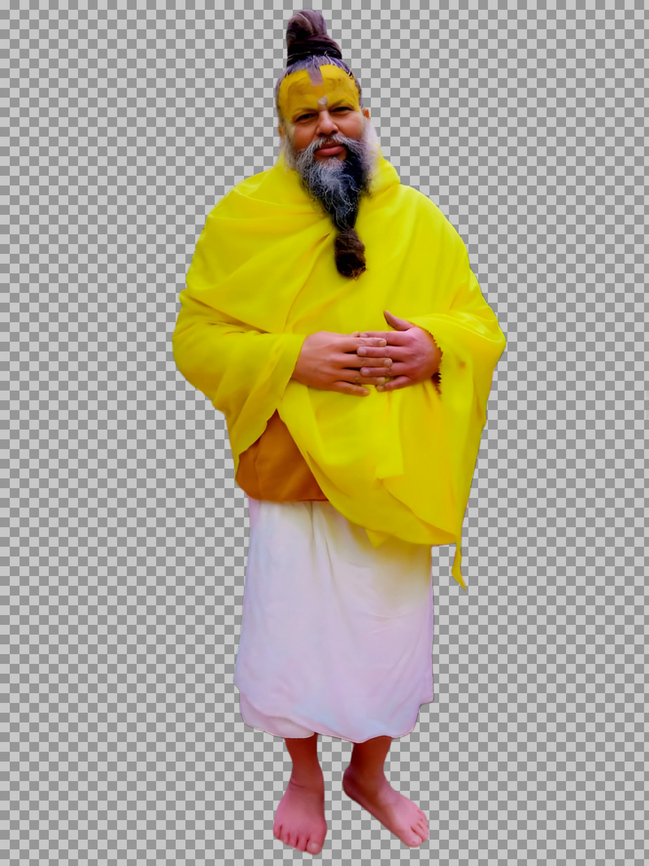 Shri Premanand Maharaj PNG | Vrindavan Saint Transparent Photo